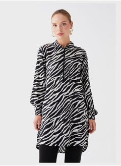 Buy Zip Neck Printed Tunic in UAE