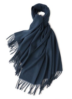 اشتري Solid Warm Thickened Lambswool Scarf في الامارات