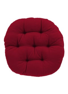 Buy Square Soft Velvet Decorative Cushion Attractive Colors - Burgundy in Saudi Arabia