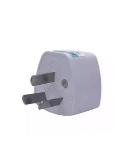 اشتري Australian Standard Conversion plug 3 flat pin plug to 3 hole socket suitable for Australia, New Zealand, and Argentina Travel في الامارات