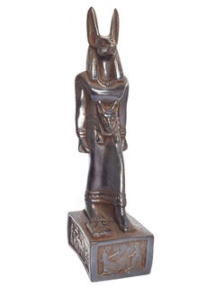 Buy immatgar pharaonic Statue figurines for Home Décor ancient Egyptian souvenirs gifts handmade Home decor collectibles Sculptures  (Anubis 1 - Darck) in Egypt