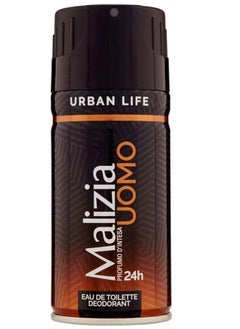 Buy Malizia Uomo Urban Life deo body spray 150ml 150ml in UAE