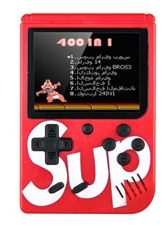 Buy "SUP GAMEBOX – 400-in-1 Retro Gaming Console, Classic Handheld Single Player (Red)" in UAE