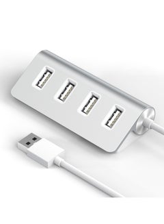 Buy 4 in 1 USB2.0 Hub , 4 Ports USB Charging Extender Data Hub Splitter Extension,for Laptop, PC, Computer, USB Devices Super Compatible, 5Gbps Data Transfer Speed Grey in Saudi Arabia