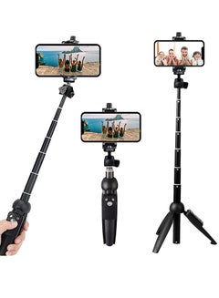Buy All in one Portable Aluminum Alloy Selfie Stick for iPhone Xs, 40in in UAE