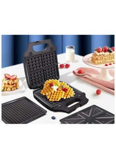 Buy 3 in 1 DSP Large Size Electric Waffle Cake Maker Machine in Egypt