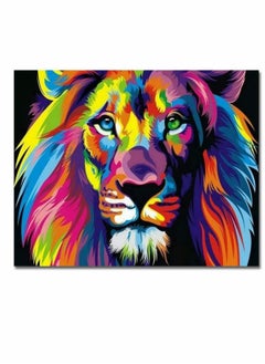 اشتري Paint By Numbers For Kids, Adult and Beginners  Diy Digital Large Living Room Bedroom Animal Coloring Decorative Paintings Pure Hand-Painted Oil Painting Color Lion Frameless 16 x 20 inch في السعودية