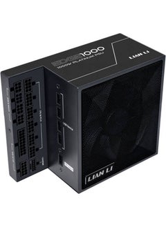 اشتري Edge L-Shape Fully Modular Power Supply, 1000W Power, 80 Plus Platinum Certification, 120mm FDB Fan, ATX 3.0 & 3.1 Compliant, PCIe 5.1 Support, Active PFC, EG1000.Black في الامارات