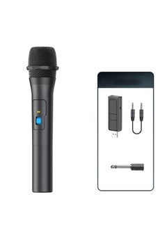 Buy M MIAOYAN Universal wireless microphone home conference stage audio power amplifier handheld singing microphone in Saudi Arabia