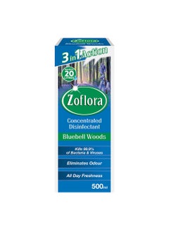 Buy Zoflora, Multipurpose Concentrated Disinfectant, Bluebell Woods, 500ML in UAE