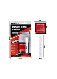 اشتري Visbella® RearView Mirror Adhesive VISBELLA Car Professional Strength Permanent Mirror Adhesive Glue Car DIY RQ0001YW3PRepair Accessories في الامارات