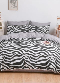 Buy Bedding Set Without Filler, Zebra Print Design in UAE