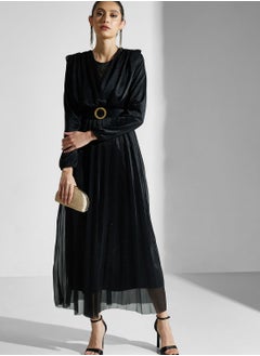 اشتري Shimmer Belted Dress في الامارات