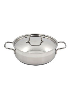 Buy Alfa Low Stainless Steel Casserole Pot 5.5 l in UAE