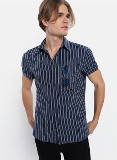 اشتري Striped Regular Fit Shirt في الامارات