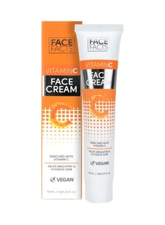 Buy Facial Cream With Vitamin C, Rich In Antioxidants And Glycerin, Which Moisturizes And Brightens The Skin, 50 Ml in Saudi Arabia