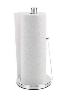 Buy Paper Towel Holders Stainless Steel Vertical Free-Standing Toilet Paper Holder Tissue Holder Counter Top for Kitchen Dining Room Bathroom Powder Room in UAE