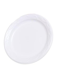Buy 50 Pcs Disposable Unbreakable Flat Round 26 Cm Plates in Egypt