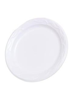 Buy 50 Pcs Disposable Unbreakable Flat Round 26 Cm Plates in Egypt