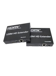 Buy HDMI Ethernet Extender to RJ45 1080P, Connect Over by Cat6 Cat7 Cable - 120m in UAE