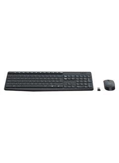 Buy MK235 Wireless Keyboard And Mouse Combo, 2.4 Ghz, English/ Arabic Grey in Saudi Arabia