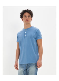 Buy AE Short-Sleeve Henley Shirt in UAE