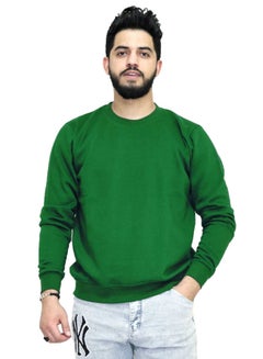 Buy OneHand Basic Casual Sweatshirt Cotton - Green in Egypt