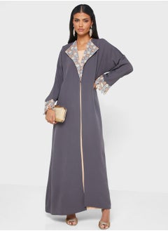 Buy Lace Detail Abaya in UAE