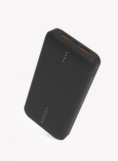 Buy 20,000 mAh Power Bank 2 USB and 1 Type-C Port, 100% Polymer Battery, Black in UAE