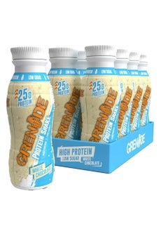 Buy Grenade High Protein Shake low sugar white Chocolate shake 8 x 330ml in UAE