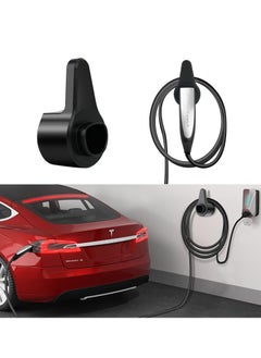 Buy Car Charger Stand for Tesla Model 3/ Y/X/S, Charger Cable Organizer, Wall Mount Charger Gun Holder, Integrated Charging Bracket, Car Accessories Auto Parts for Tesla (Black) in Saudi Arabia