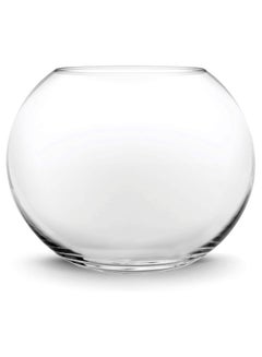 Buy Glass Bubble Bowl (H-6" W-8", Approx. 3/4 Gal.) | Multiple Size Choices Fish Bowl Vase | Glass Round Bowl Terrarium | Globe Flower Vase Centerpiece in Saudi Arabia