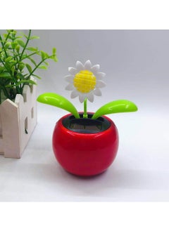 Buy M MIAOYAN Solar Apple Blossom Automatic Swing Sun Flower Car Ornament in Saudi Arabia