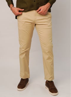 Buy Men's Summer Pants Regular Fit - Safari Khaki in UAE