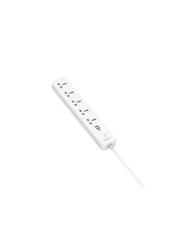 اشتري LDNIO SC5319 Multi Socket Extension Lead with 5 AC 3 USB Power Socket Plug Extender 2M Wall Mountable Universal Power Strips في مصر