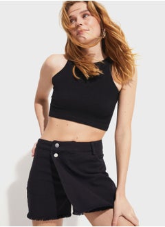 Buy High Waist Wrap Skirt in UAE