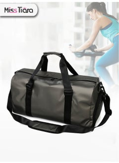 Buy Outdoor Sports High-Capacity Storage Bag with Dry Wet Pocket and Shoe Compartment for Training Camping and Hiking in UAE