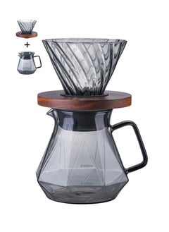 Buy Coffee Set 2pcs Coffee Pot And Coffee Filter Cups in Saudi Arabia