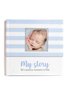 اشتري Keepsake Memory Book For Baby Boy Or Girl Timeless First 5 Year Baby Book A Milestone Book To Record Every Event From Birth To Age 5 Gender Neutral Journal Scrapbook Photo Album Blue في السعودية