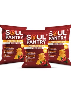 Buy Pack Of 3 Peri Peri Protein Chips With High Protein Crunch, Bold Peri Peri Flavor in UAE