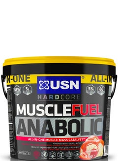 USN Muscle Fuel Anabolic Caramel Peanut All-in-one Protein Powder Shake (2kg): Workout-Boosting Anabolic Protein Powder For Muscle Gain - New Improved Formula Caramel Peanut 2 Kg (Pack Of 1) | Buy Now