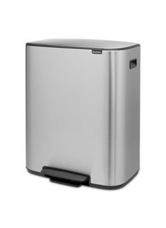 اشتري BRABANTIA Fingerprint Proof 60 litres Pedal Bin with 1 Inner Bucket Steel في الامارات