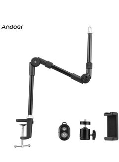 Buy Andoer Flexible Foldable Desktop Stand Metal Stand in Saudi Arabia