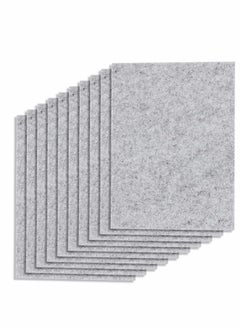 Buy 10 Pack Premium DIY Furniture Pads Furniture Felt Sheet for Hard Surfaces Floor Protector Pads 14 * 20cm in UAE