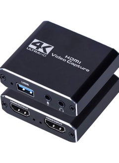 اشتري بطاقة التقاط الفيديو HDMI 4K ، USB3.0 1080P 60FPS HD Ultra Low Latency ، بطاقة التقاط الألعاب للألعاب / البث المباشر / مؤتمرات الفيديو لنينتندو سويتش / PS4 / Xbox One / OBS / الكاميرا / الكمبيوتر في الامارات