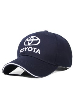 Buy Toyota Logo Embroidered Adjustable Baseball Caps for Men and Women Hat Travel Cap Car Racing Motor Hat in UAE