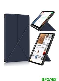 Buy Case For Huawei MatePad 11, Premium PU Leather Case, Anti-dirty and Anti-drop, Slim Flip Shell Case for Huawei MatePad 11 (MatePad 11, Blue) in Saudi Arabia