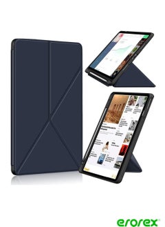 Buy Case For Huawei MatePad 11, Premium PU Leather Case, Anti-dirty and Anti-drop, Slim Flip Shell Case for Huawei MatePad 11 (MatePad 11, Blue) in Saudi Arabia