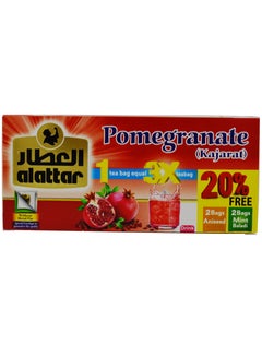 اشتري Pomegranate Tea Bags | Herbal Tea Bags | Pack of 24 Tea Bags | 2 Bags Aniseed Tea & 2 Bags Mint Baladi Tea في الامارات