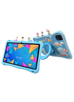 Buy Oteeto Tab 10 Kids Tablet With 10.1 Inch Display 6GB RAM 128 GB ROM 8000 mAh Battery 5.0MP Front and 8.0 Rear Camera Blue in UAE